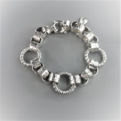 Bracciale unico in argento...