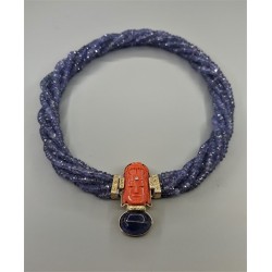 Collier con Tanzanite e...